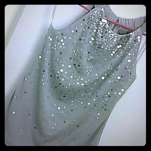 Silver blouse